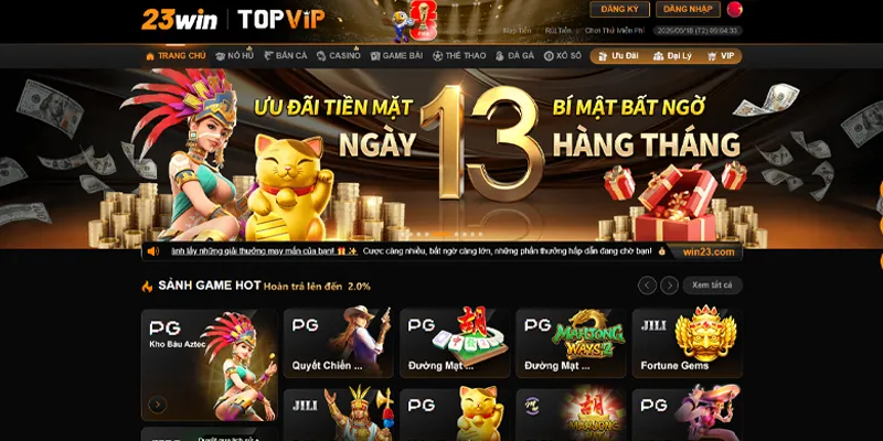 23WIN ⚜️ Link Trang Chủ 23win.com #1 Châu Á | Đăng ký +233K 40 Lịch sử tạo nên nhà cái số #1 Châu Á 23WIN